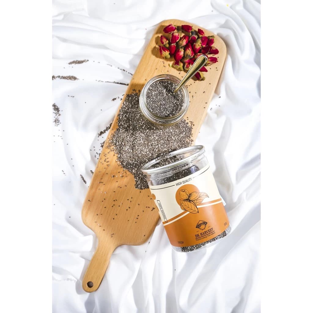 Hạt Chia DK Harvest hũ 500g - Nhập Khẩu Chính Ngạch | Giàu Omega-3, Hỗ Trợ Giảm Cân, Độ Tinh Khiết Cao ảnh 3