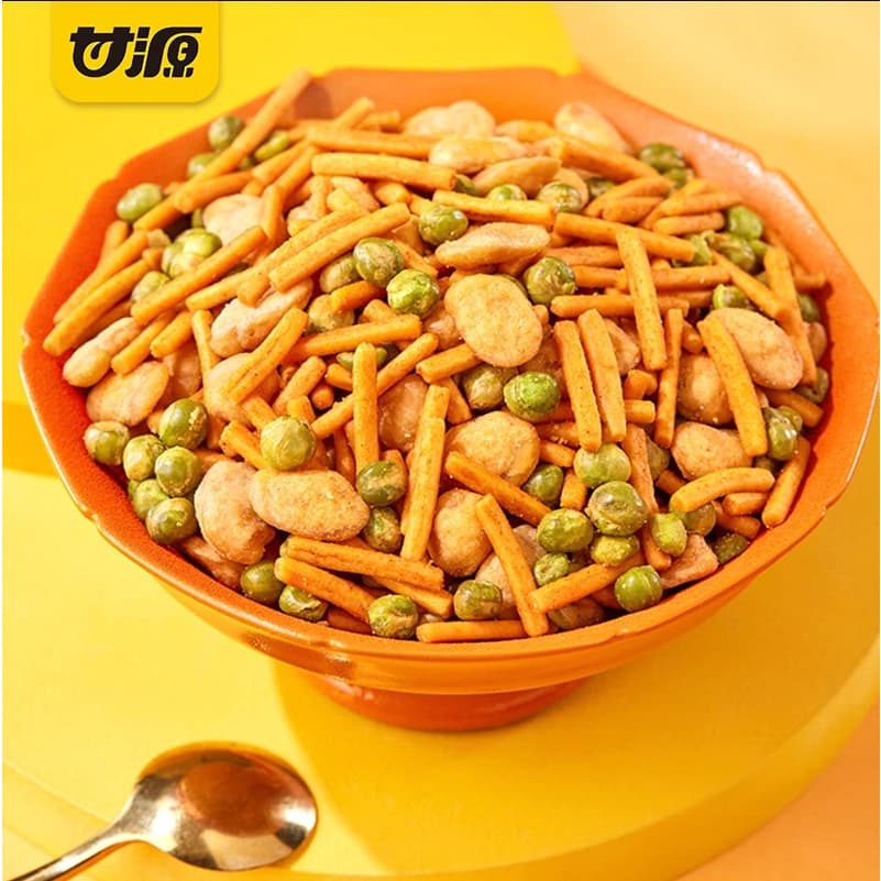 Ganyuan official Hạt Toàn Diện Đậu Nhiều Màu Sắc Hàng Ngày Hạt Tôm Hạt Đậu Hỗn Hợp Hương Vị 32 Gói mix ảnh 4