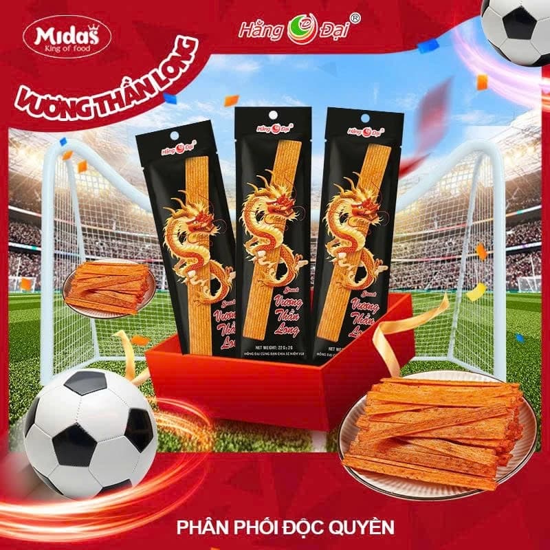 VƯƠNG THẦN LONG Hằng Đại 220g, gói lớn ăn vặt tuổi thơ -1G ảnh 2