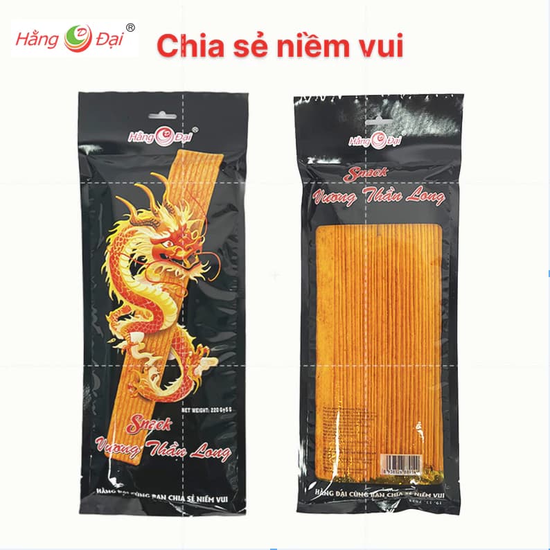 VƯƠNG THẦN LONG Hằng Đại 220g, gói lớn ăn vặt tuổi thơ -1G ảnh 4